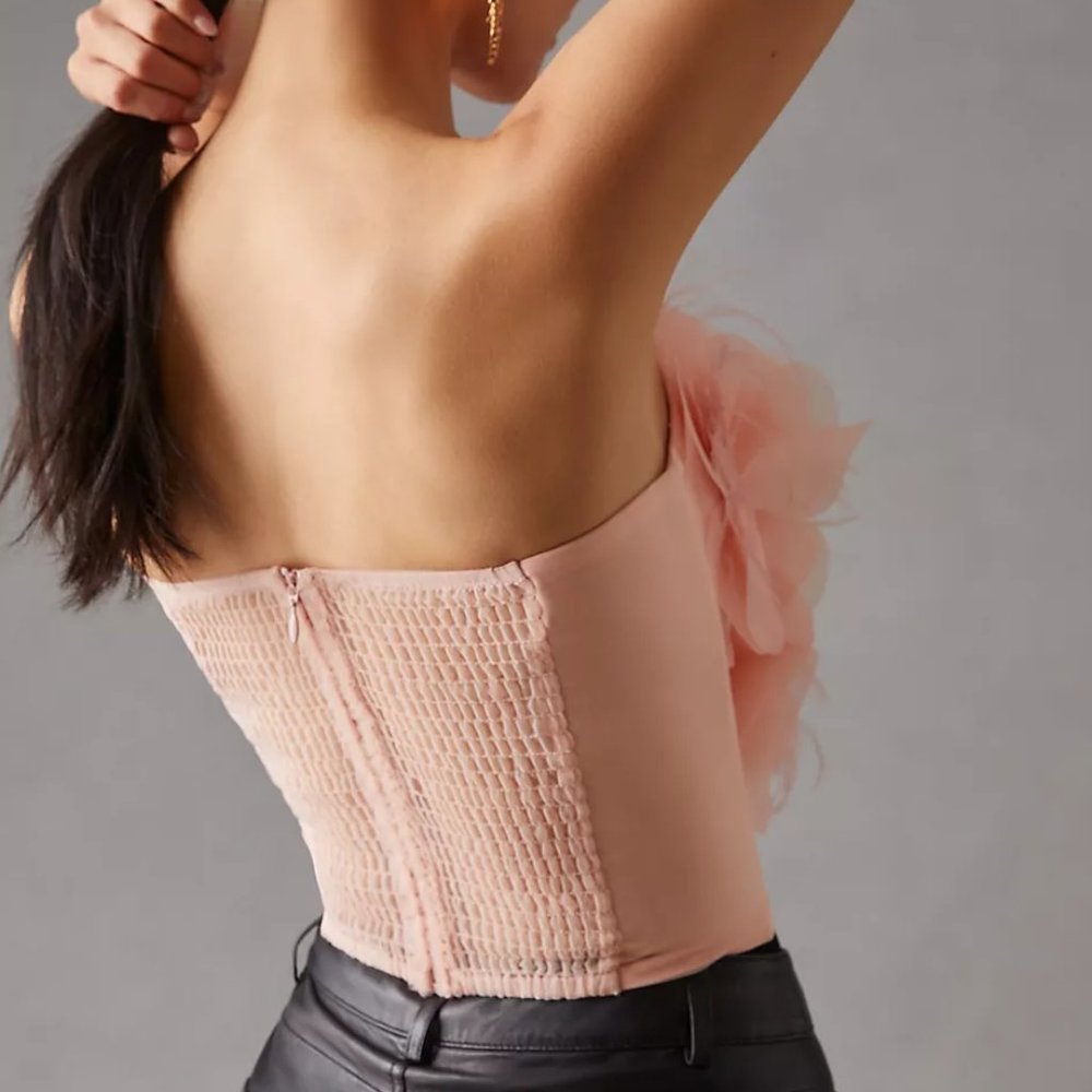 HTF Mare Mare x Anthropologie 3-D Floral Corset - Picture 8 of 9